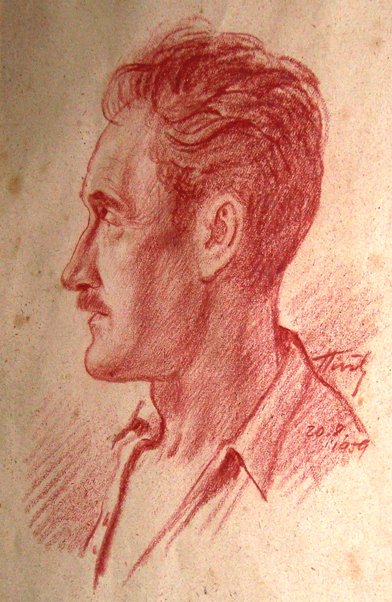Kresba Kopice z roku 1959